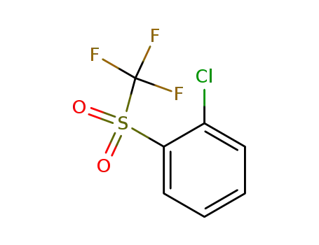 Molecular Structure of 382-70-7 (Benzene, 1-chloro-2-[(trifluoromethyl)sulfonyl]-)