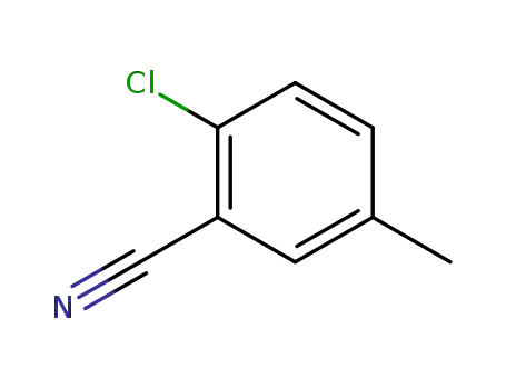 Molecular Structure of 4387-32-0 (2-Chloro-5-methylbenzonitrile)