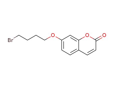 Molecular Structure of 37783-33-8 (7-(4-bromobutoxy)-2H-chromen-2-one)