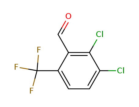 Molecular Structure of 186517-27-1 (2,3-DICHLORO-6-(TRIFLUOROMETHYL)BENZALDEHYDE)