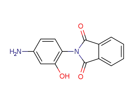 Molecular Structure of 117346-08-4 (2-PHTHALIMIDO-5-AMINO PHENOL)