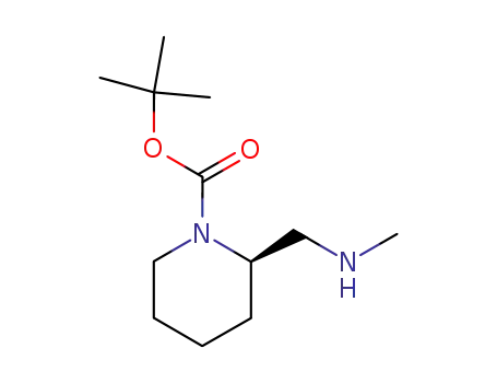 Molecular Structure of 783325-29-1 (1-N-BOC-2-N'-METHYL-AMINO PIPERIDINE)