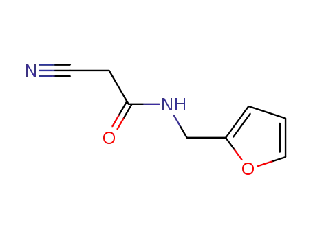 Molecular Structure of 59749-85-8 (2-cyano-N-(2-furylmethyl)acetamide)