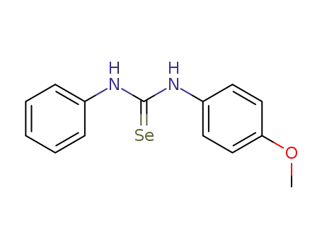 Molecular Structure of 16519-53-2 (Selenourea, N-(4-methoxyphenyl)-N'-phenyl-)