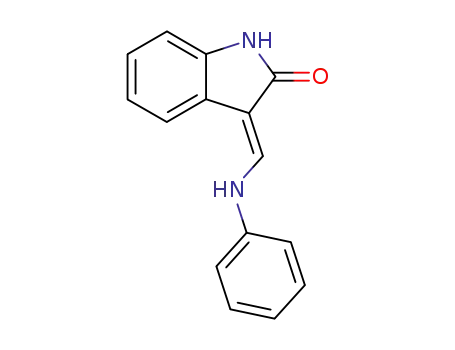 2H-Indol-2-one, 1,3-dihydro-3-[(phenylamino)methylene]-, (E)-