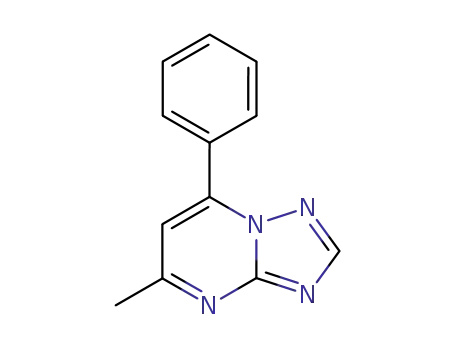Molecular Structure of 56347-09-2 (5-methyl-7-phenyl-[1,2,4]triazolo[1,5-a]pyrimidine)
