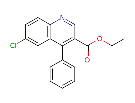 ETHYL 6-CHLORO-4-PHENYL-3-QUINOLINECARBOXYLATE