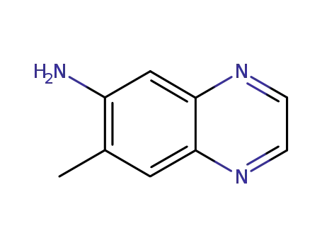 Molecular Structure of 860502-16-5 (6-Quinoxalinamine,  7-methyl-)