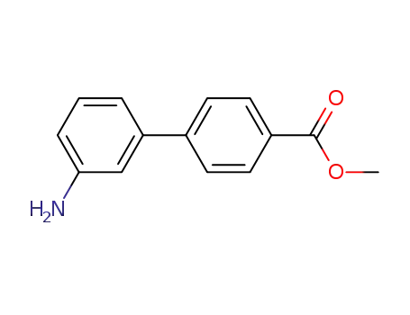 Molecular Structure of 159503-24-9 (4'-AMINO-BIPHENYL-3-CARBOXYLIC ACID METHYL ESTER)