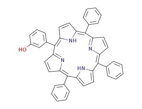 3-[(1Z,4Z,9Z,15Z)-10,15,20-triphenyl-21,23-dihydroporphyrin-5-yl]phenol