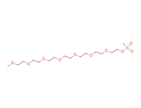Molecular Structure of 477775-57-8 (2,5,8,11,14,17,20-Heptaoxadocosan-22-ol, methanesulfonate)
