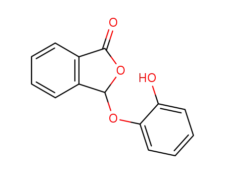 Molecular Structure of 39600-96-9 (3-(2-hydroxyphenoxy)isobenzofuran-1(3H)-one)