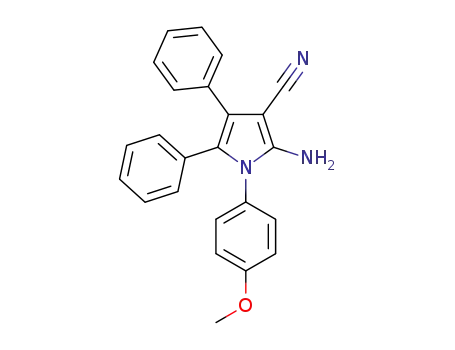 2-amino-1-(4-methoxyphenyl)-4,5-diphenyl-1H-pyrrole-3-carbonitrile