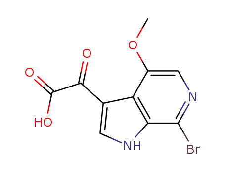 2-(7-bromo-4-methoxy-1H-pyrrolo[2,3-c]pyridin-3-yl)-2-oxoacetic acid