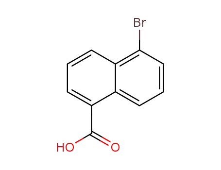 Molecular Structure of 16726-67-3 (5-bromonaphthalene-1-carboxylic acid)