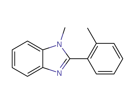 Molecular Structure of 31815-61-9 (1-methyl-2-(o-tolyl)-1H-benzo[d]imidazole)