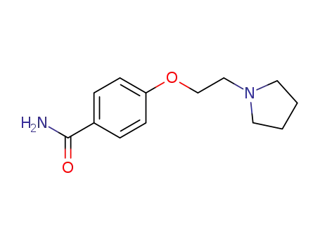 4-[2-(1-pyrrolidinyl)ethoxy]benzamide