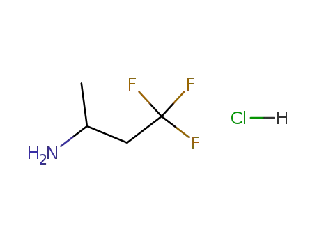 4,4,4-trifluorobutan-2-amine hydrochloride