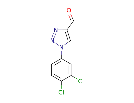 Molecular Structure of 1325724-92-2 (1-(3,4-dichlorophenyl)-1H-1,2,3-triazole-4-carbaldehyde)