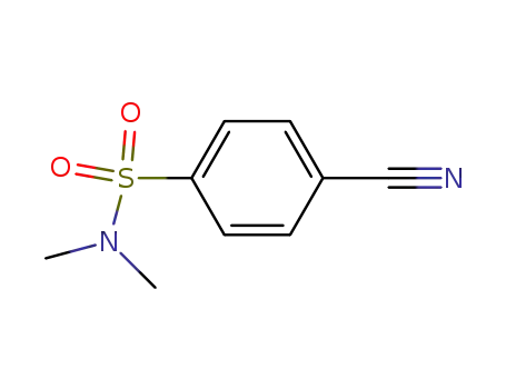 Molecular Structure of 63877-94-1 (4-cyano-N,N-dimethylbenzenesulfonamide)