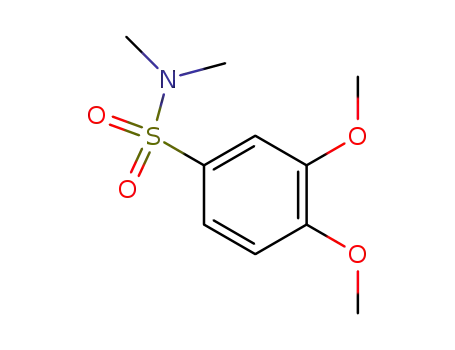 Molecular Structure of 148148-46-3 (Benzenesulfonamide, 3,4-dimethoxy-N,N-dimethyl-)