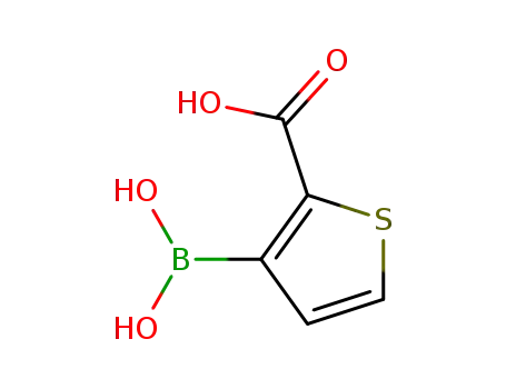 Molecular Structure of 5503-74-2 (3-BORONO-2-THIOPHENECARBOXYLIC ACID)