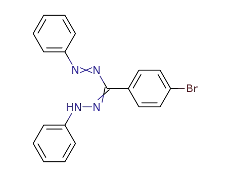 Molecular Structure of 55075-47-3 (Diazene, [(4-bromophenyl)(phenylhydrazono)methyl]phenyl-)