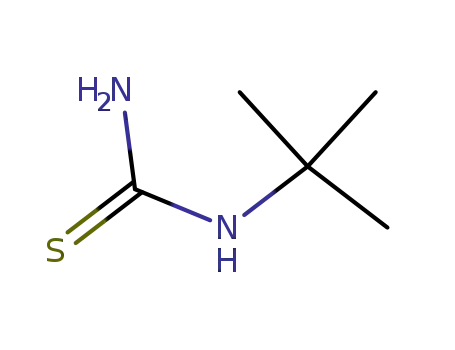 Molecular Structure of 7204-48-0 (1-TERT-BUTYL-2-THIOUREA)