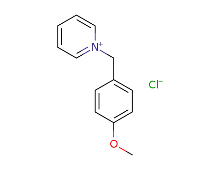 Molecular Structure of 98349-72-5 (Pyridinium, 1-[(4-methoxyphenyl)methyl]-, chloride)