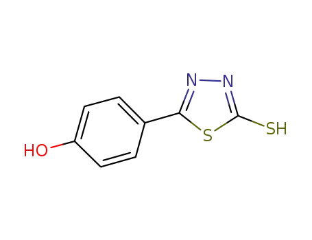 1,3,4-Thiadiazole-2(3H)-thione, 5-(4-hydroxyphenyl)-