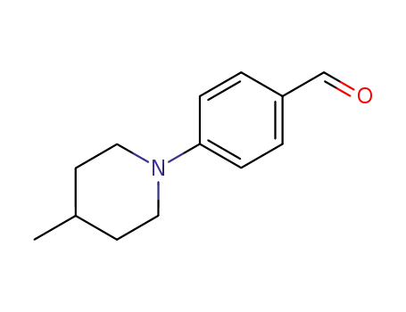 Molecular Structure of 85872-85-1 (4-(4-methylpiperidin-1-yl)benzaldehyde)