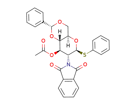 phenyl 3-O-acetyl-4,6-di-O-benzylidene-2-deoxy-2-phthalimido-1-thio-β-D-glucopyranoside