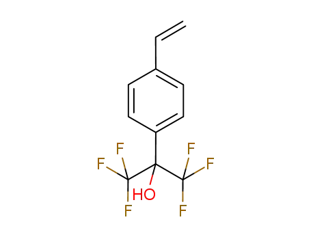 Molecular Structure of 2386-82-5 (p-(Hexafluoro-2-hydroxypropyl)styrene)