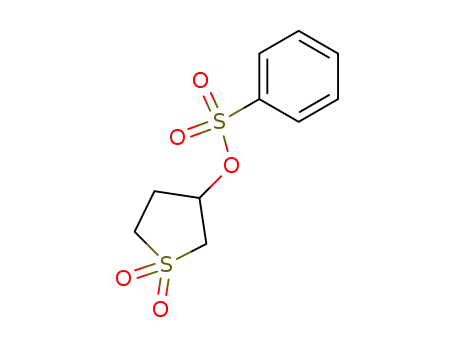 Molecular Structure of 36715-84-1 (Thiophene-3-ol, tetrahydro-, benzenesulfonate, 1,1-dioxide)