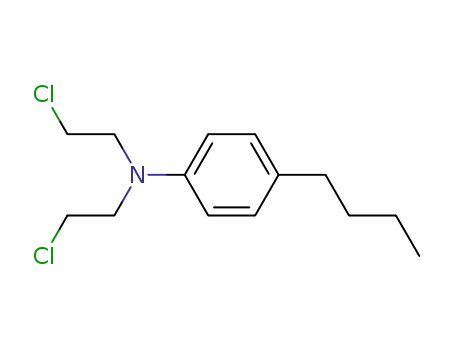 Molecular Structure of 65406-08-8 (4-butyl-N,N-bis(2-chloroethyl)aniline)