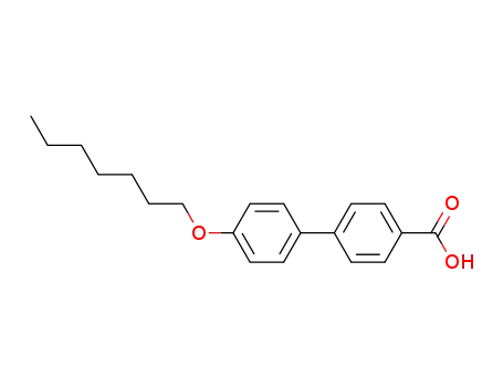 Molecular Structure of 59748-17-3 (4-(HEPTYLOXY)-4'-BIPHENYLCARBOXYLIC ACID)