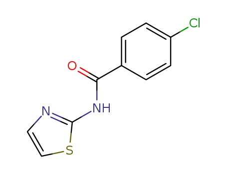Molecular Structure of 79146-99-9 (4-chloro-N-(1,3-thiazol-2-yl)benzamide)