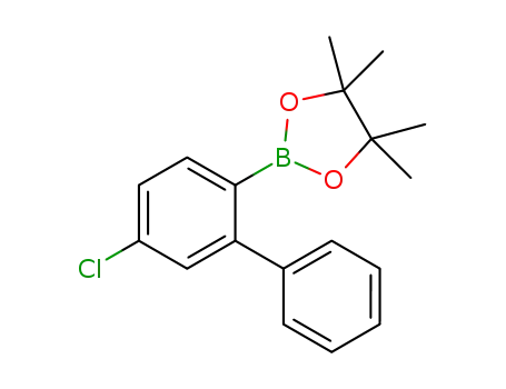 Molecular Structure of 1399362-32-3 (2-(4-chloro-2-phenylphenyl)-4,4,5,5-tetramethyl-1,3,2-dioxaborolane)
