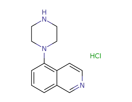 Molecular Structure of 209733-17-5 (5-(1-piperazinyl)-isoquinoline HCl)