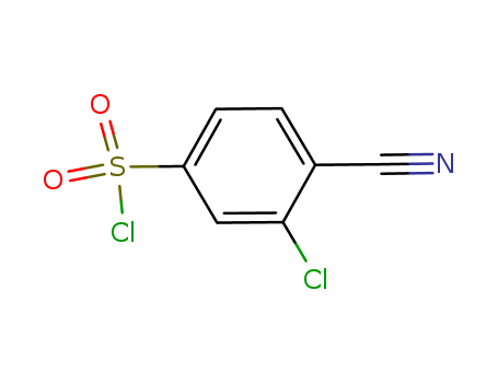3-Chloro-4-cyano-benzenesulfonyl chloride