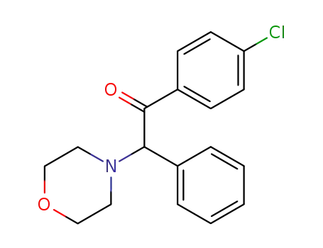 Ethanone, 1-(4-chlorophenyl)-2-(4-morpholinyl)-2-phenyl-