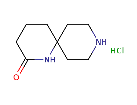 Molecular Structure of 1171417-47-2 (1,9-Diazaspiro[5.5]undecan-2-one hydrochloride)