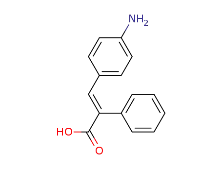 3-(4-Aminophenyl)-2-phenylprop-2-enoic acid