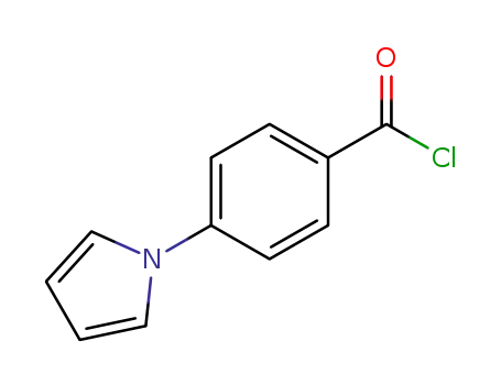 Molecular Structure of 220769-82-4 (Benzoyl chloride, 4-(1H-pyrrol-1-yl)- (9CI))