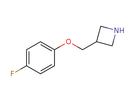 Molecular Structure of 954224-21-6 (3-(4-Fluoro-phenoxymethyl)-azetidine)