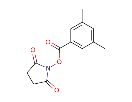 Molecular Structure of 154138-26-8 (succinimido 3,5-dimethylbenzoate)