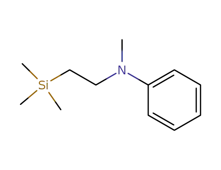 Molecular Structure of 60322-96-5 (N-Methyl-N-(2-trimethylsilylethyl)-anilin)