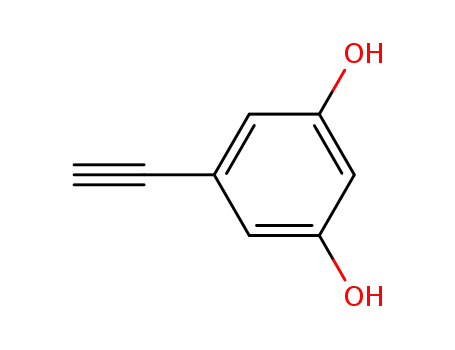 Molecular Structure of 145078-84-8 (1,3-Benzenediol, 5-ethynyl- (9CI))