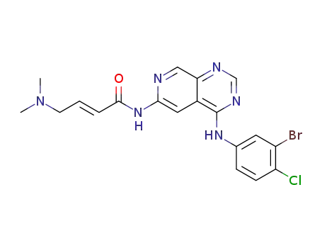 (E)-N-(4-((3-bromo-4-chlorophenyl)amino)pyrido[3,4-d]pyrimidin-6-yl)-4-(dimethylamino)but-2-enamide
