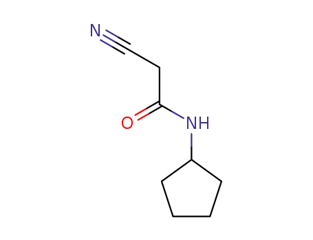 Molecular Structure of 15112-75-1 (2-CYANO-N-CYCLOPENTYLACETAMIDE)